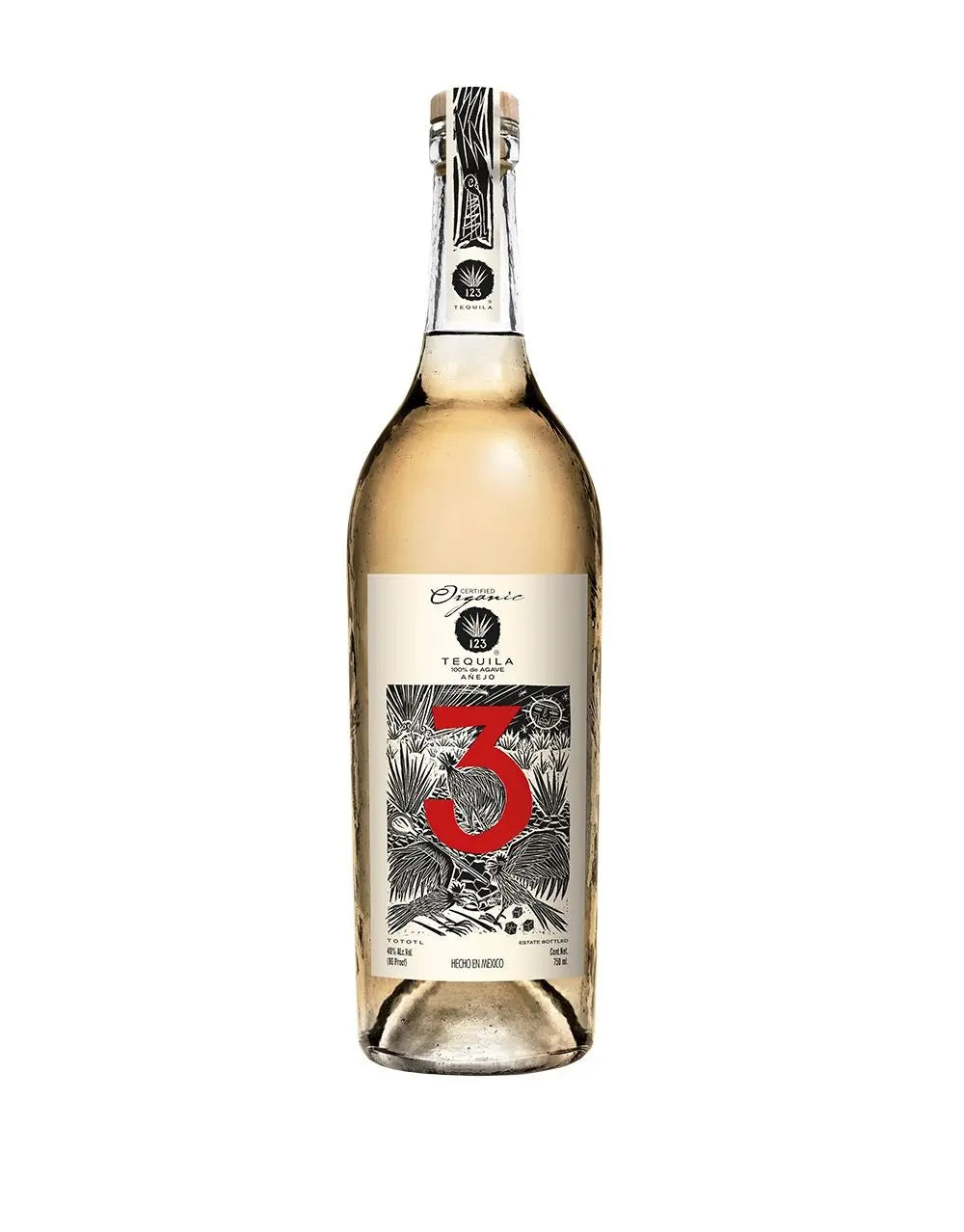 123 Organico Anejo Tres 750ML