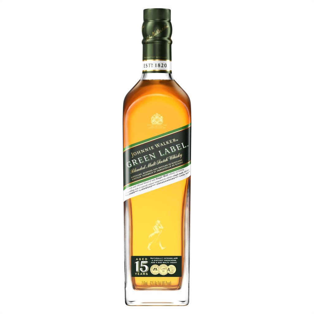 Johnnie Walker Green Blended Malt Scotch Whisky 15 year Old 750ML