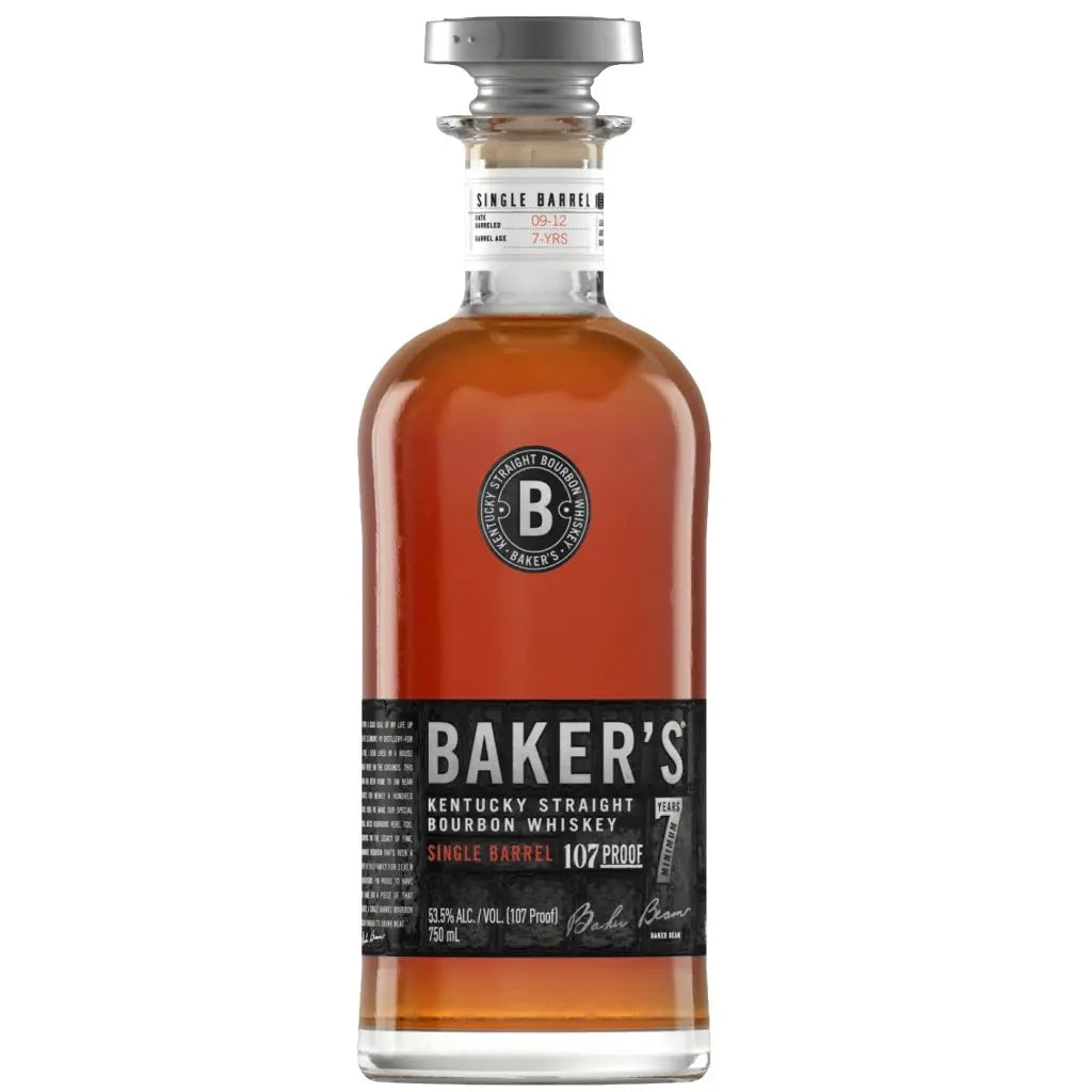 Baker's Bourbon Single Barrel Kentucky Bourbon 7 Year Old 107 Proof 750ML