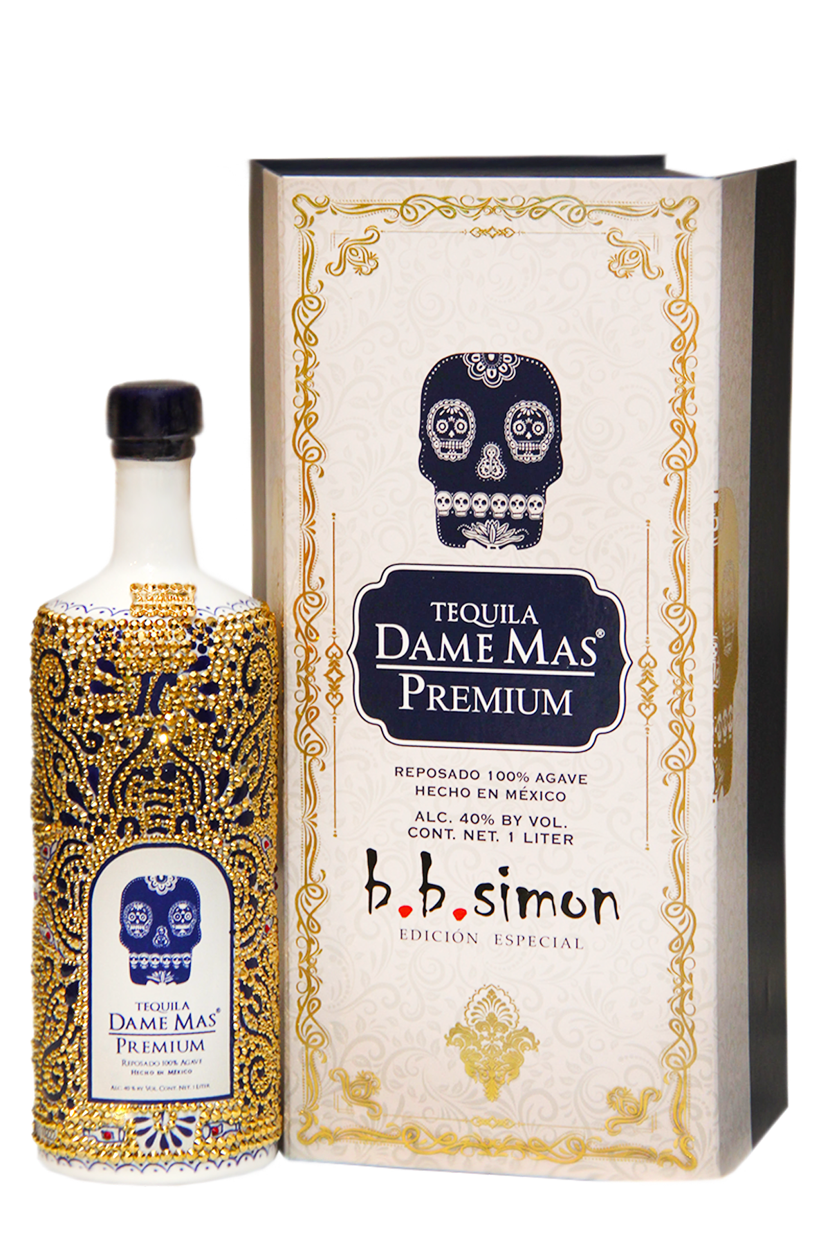 Dame Mas B.B. Simon Gold Edition Reposado Tequila 1L