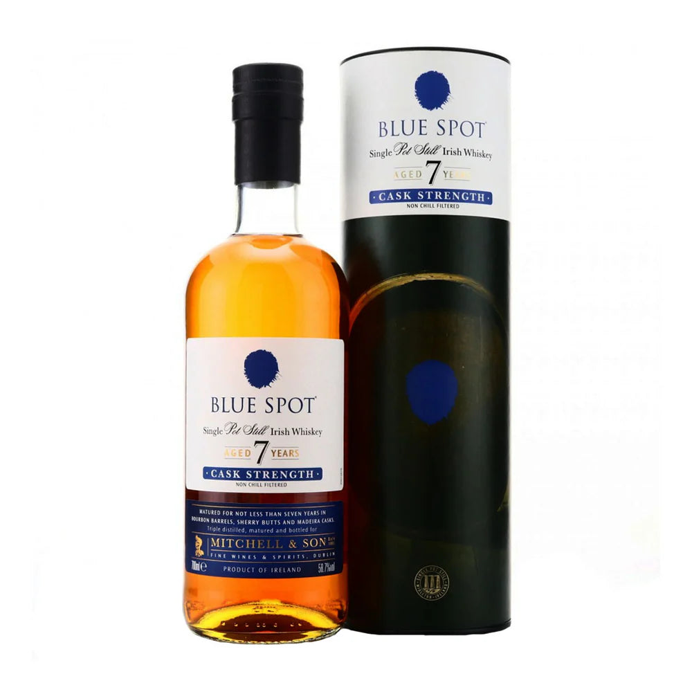 Blue Spot Irish Whiskey Cask Strength 7 year old 750ML