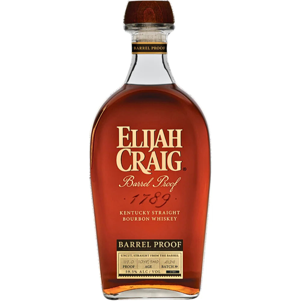 Elijah Craig Batch A124 Barrel Proof 10.9 Year old Kentucky Bourbon 750ML