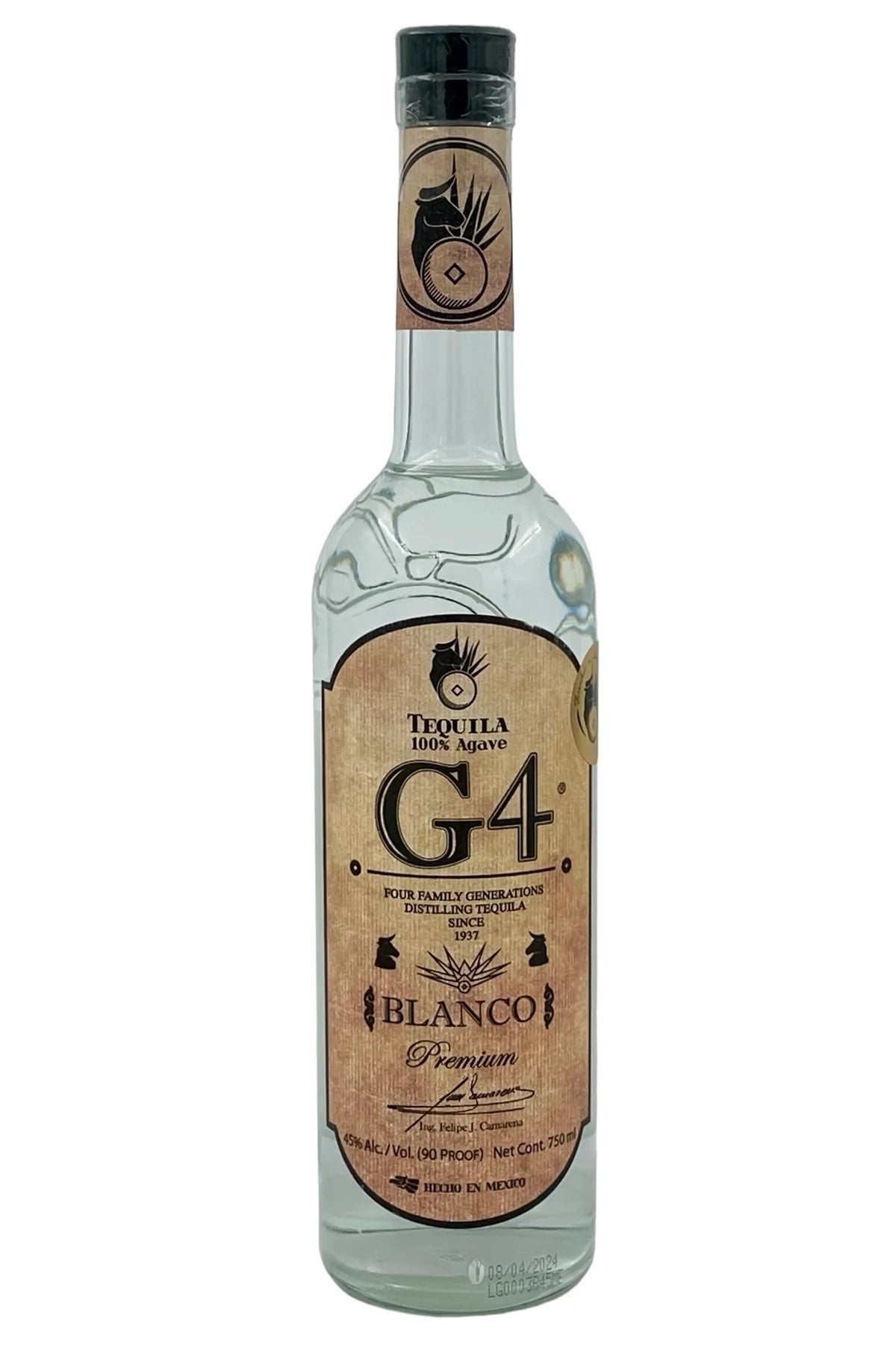 G4 Tequila Blanco De Madera 750ML
