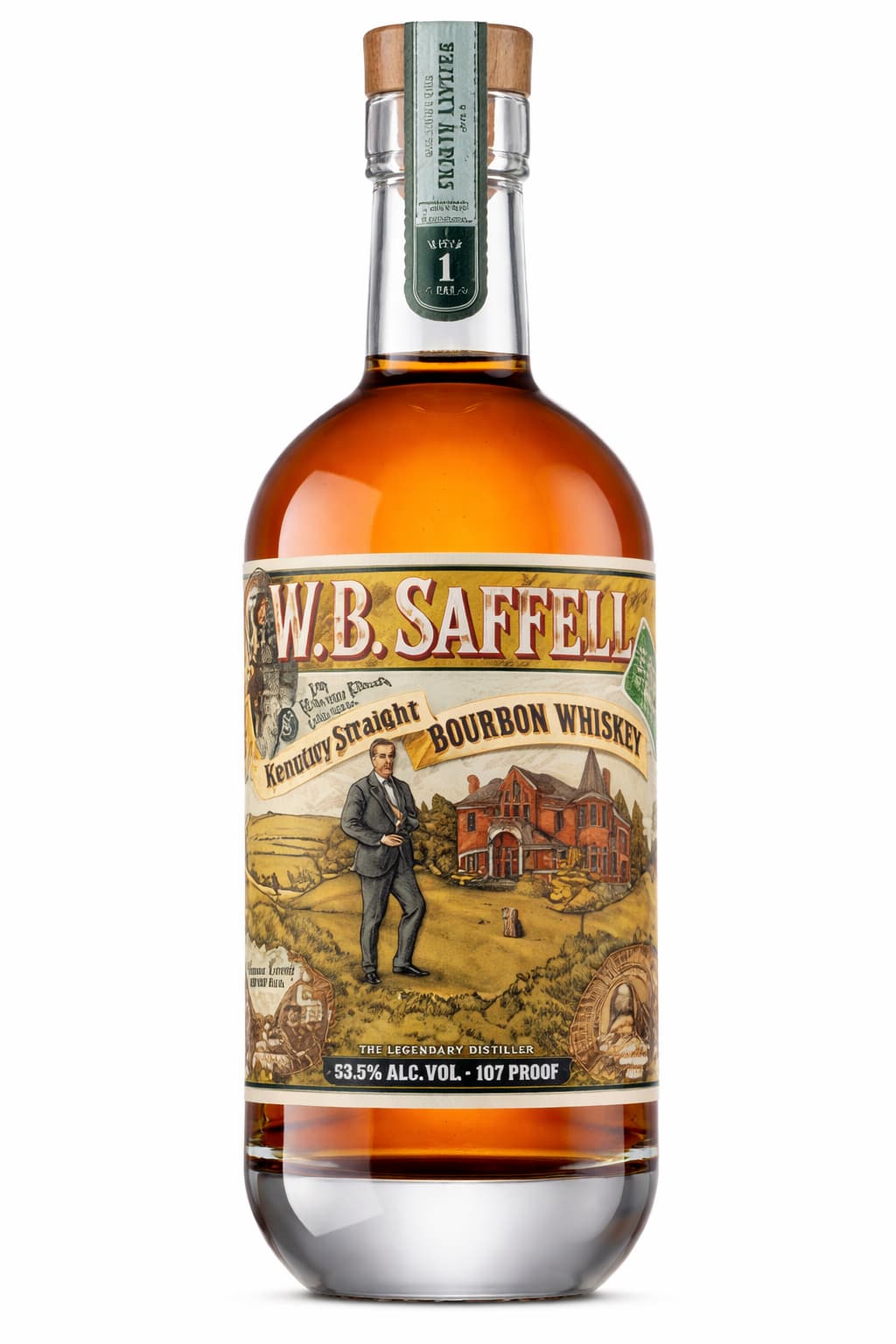W.B Saffell Kentucky Straight Bourbon 107 Proof 750ML
