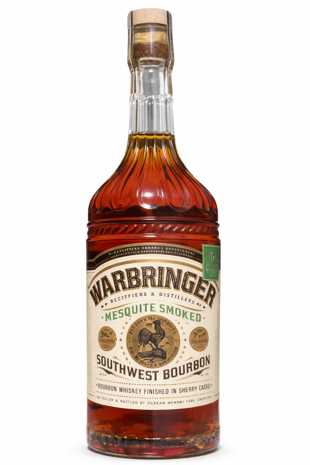 Warbringer Mesquite Smoked Southwest Bourbon Whiskey 750ML