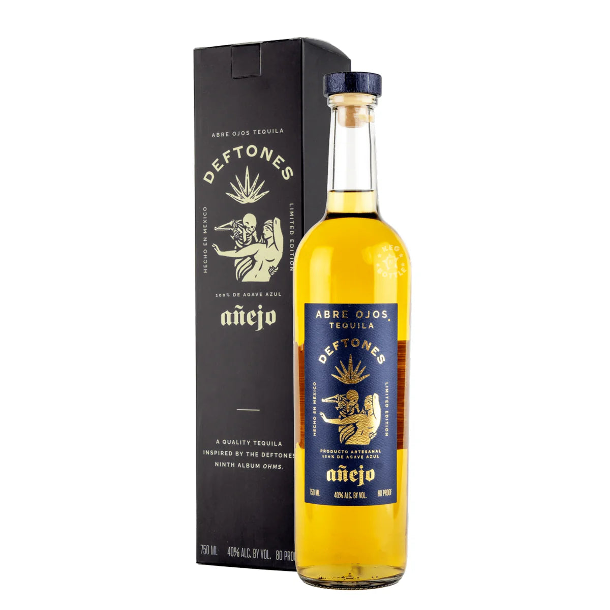 Abre Ojos Black Label Anejo Deftones 750ML