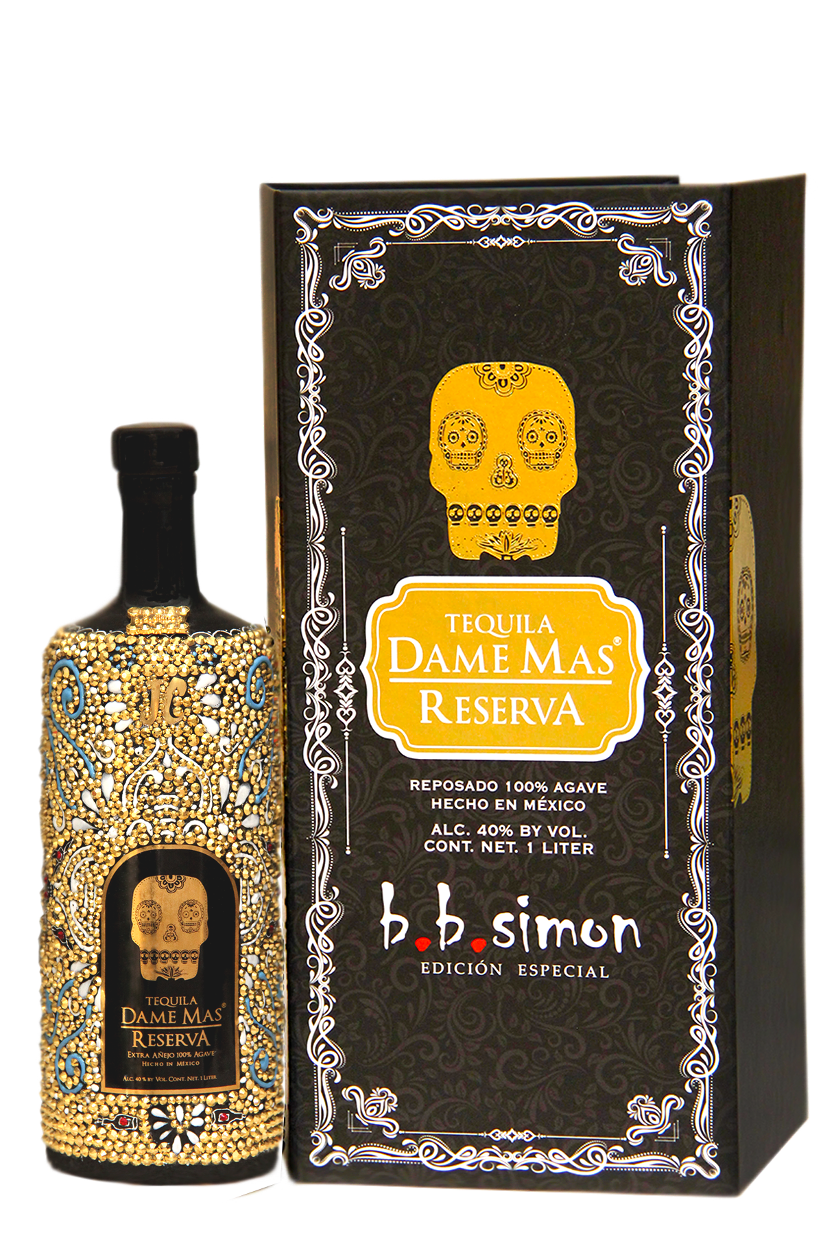 Dame Mas Reserva B.B. Simon Gold Edition Extra Añejo Tequila 1L