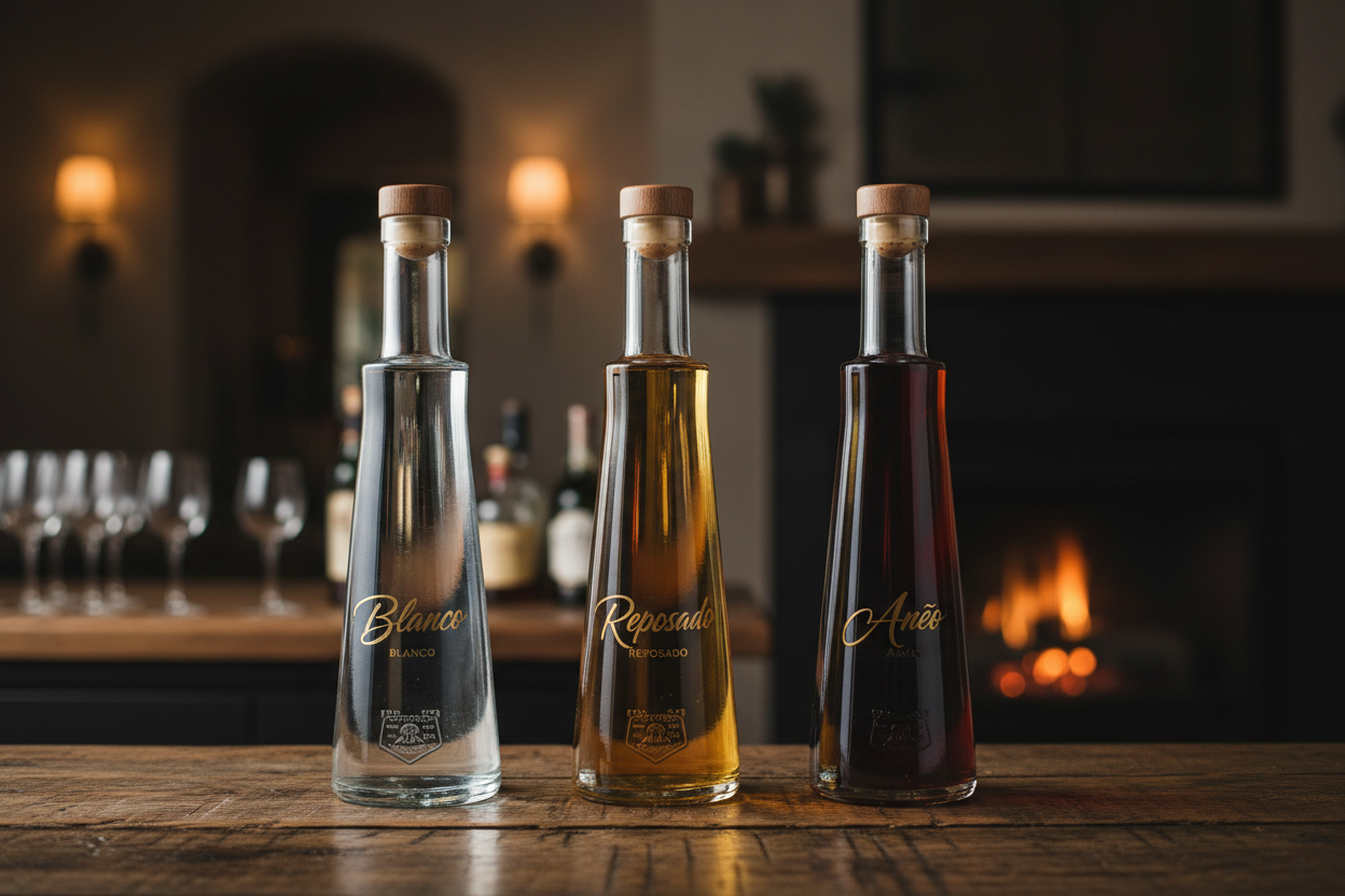 Blanco. Reposado. Añejo.