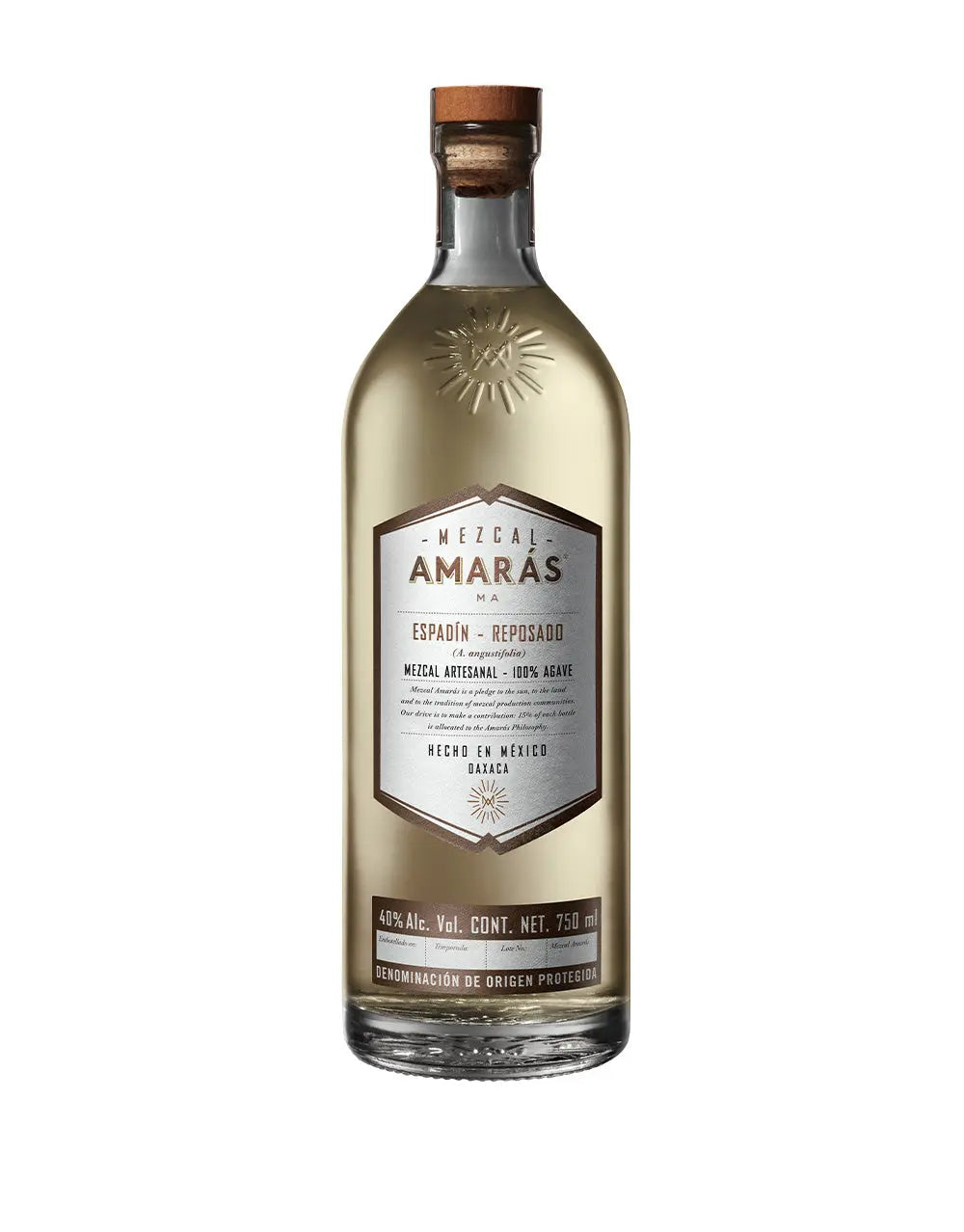 Amaras Mezcal Reposado  Espadin 750ML