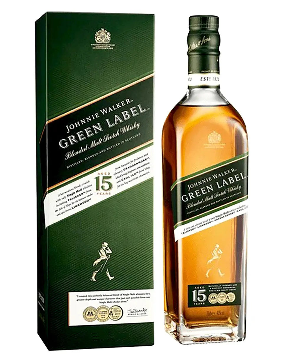 Johnnie Walker Green Blended Malt Scotch Whisky 15 year Old 750ML