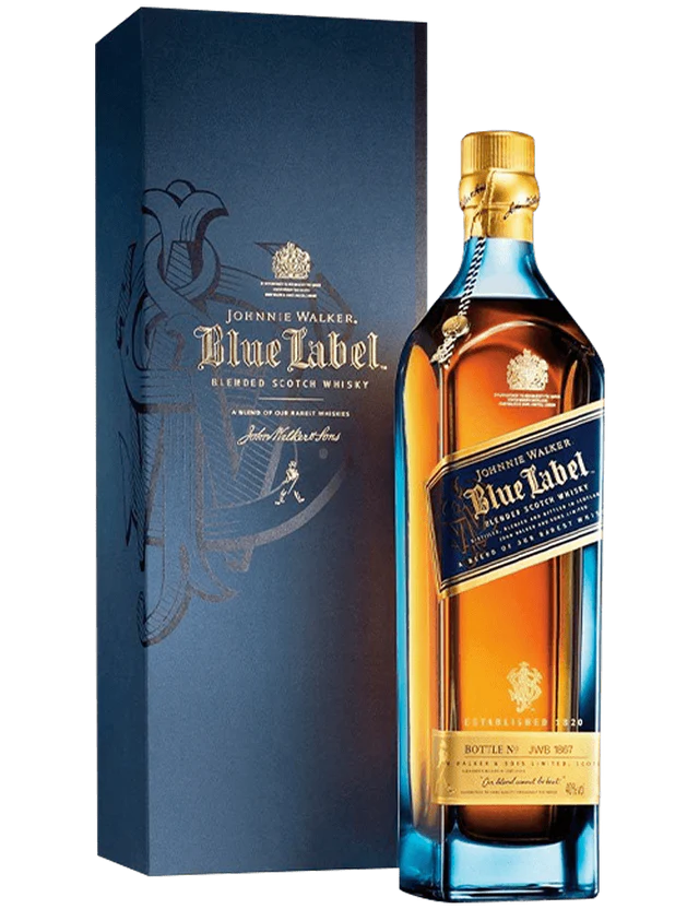 Johnnie Walker Blue Label Blended Scotch Wishky 750ML
