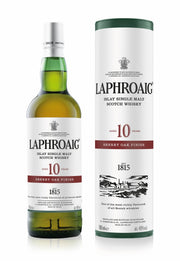 Laphroaig Sherry Oak Single Malt Whisky 10 Year Old 750ML